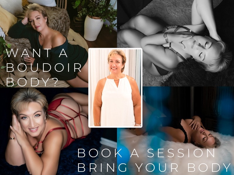 A collection of women lying down in artistic poses, captured through Northern Virginia Boudoir Photography.